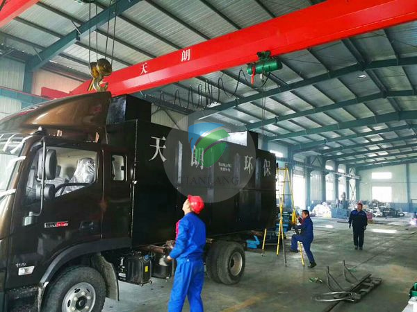 Guizhou MBR membrane sewage treatment equipment delivery